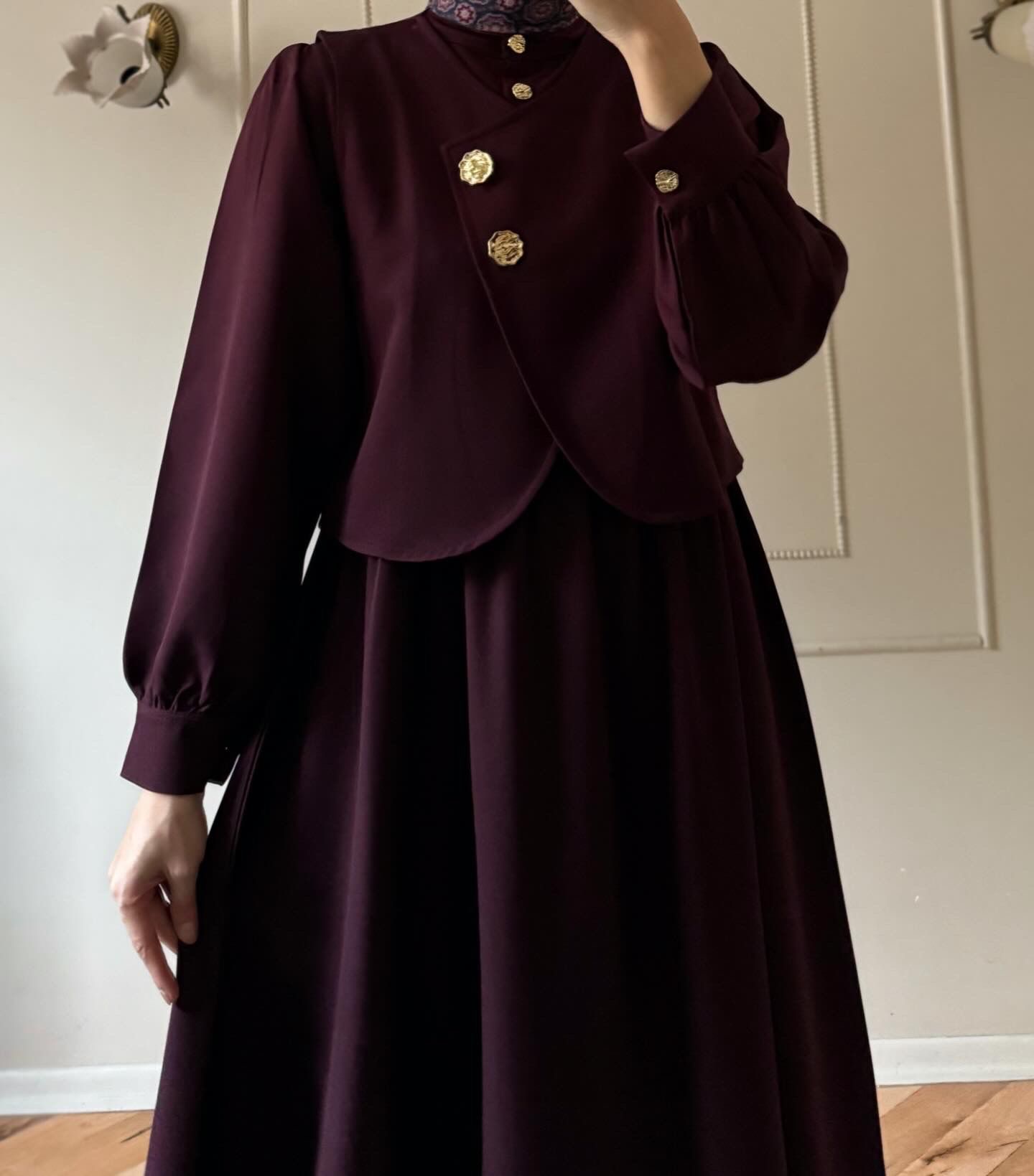 YELEK DETAYLI ELBİSE