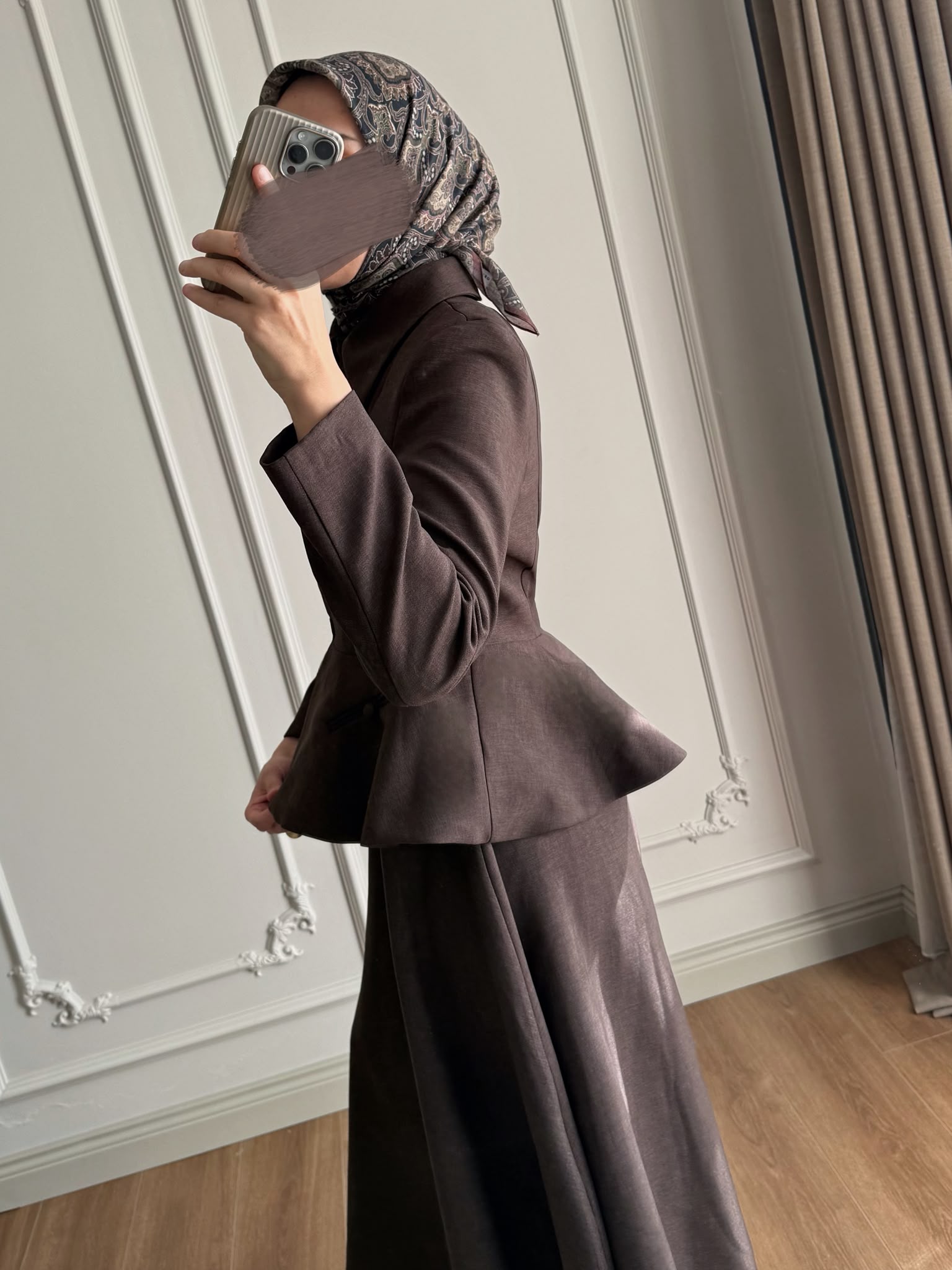ROMANTİK VOLANLI KAHVE TAKIM